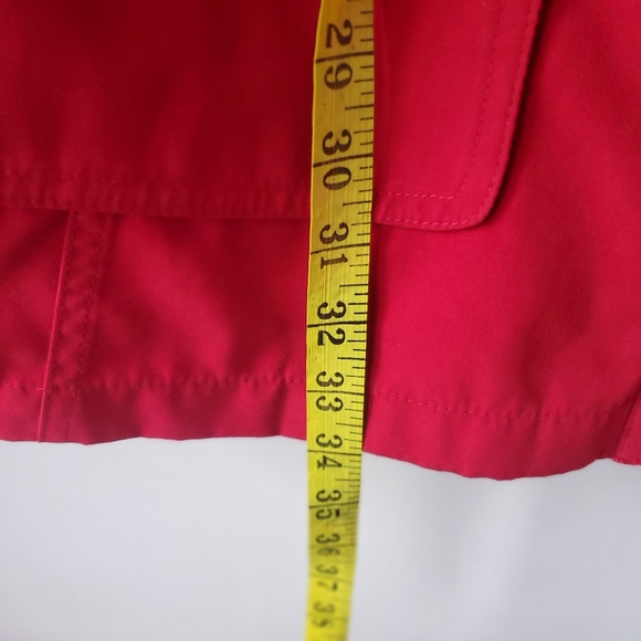 Gallery Women's Red Soft Shell Coat Removable Lining & Hood Sz L Casual Outdoor - Picture 10 of 15